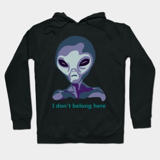 I Don't Belong Here Hoodie